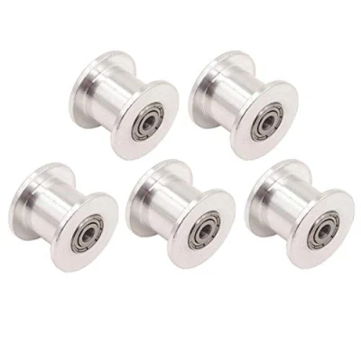 Immagine di WINSINN GT2 puleggia folle 20 dentata, foro 3 mm, larghezza 10 in alluminio, per stampante 3D (confezione da 5 pezzi)