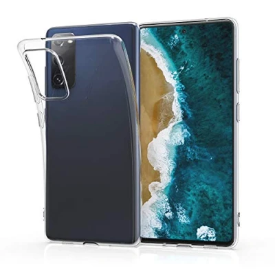 Immagine di kwmobile Cover Compatibile con Samsung Galaxy S20 FE Custodia Morbida in Silicone TPU Crystal Case Flessibile trasparente