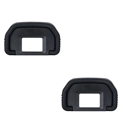 Immagine di JJC Conchiglia Oculare per Fotocamere Canon EOS 6D, 6D Mark II, 5D, 5D 80D, 70D, 60D, 50D, 40D, 30D, 20Da, 20D, 10D, D60, D30, A2E, A2 Sostituisce Eb. (2 Pezzo)