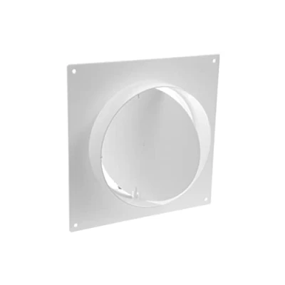 Immagine di flangia del connettore per condotto da 15,2 cm con ammortizzatore di backdraft, diritta in plastica tubo riscaldamento e raffreddamento, sistema ventilazione dell&#039;ingresso