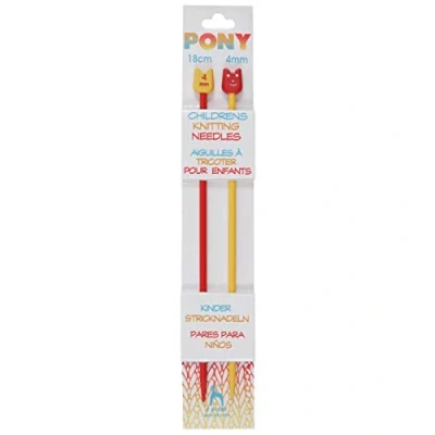 Immagine di Pony per Bambini: Singolo estremità in plastica Color Ferri:: 18 cm x 4.00 mm, Multicolore, 4.1 4 25