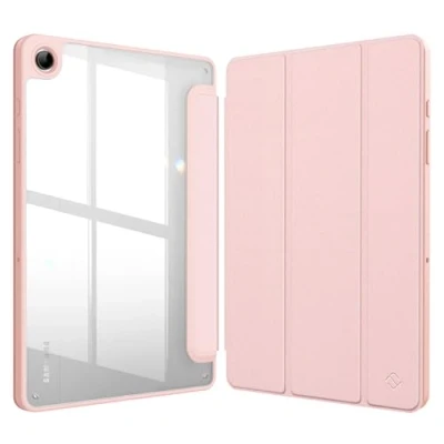 Immagine di FINTIE Custodia per Samsung Galaxy Tab A9+ 11 Pollici 2023, Antiurto Sottile Case Posteriore Trasparente Cover con Auto Sveglia/Sonno A9 Plus (SM X210/X216/X218), Oro rosa