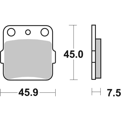 Immagine di TRW Sinter Offroad MCB561SI Kit pastiglie freno