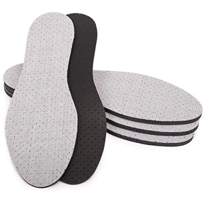 Immagine di SULPO Solette Anti Sudore Scarpe Antiodore in Schiuma di Lattice e Carbone Attivo con Strato Superficiale Cotone Soletta Lattice, Neutralizza Odori 4 Paia, 13 Misure