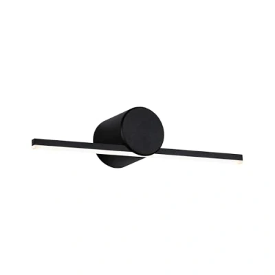 Immagine di Paulmann Sava 75410 Lampada LED per specchio 4.2 W Bianco caldo Nero (opaco)
