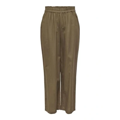 Immagine di ONLY ONLTOKYO HW Linen Blend ST Pant Pnt Noos Pantaloni di Lino, Cub, XS/34 da Donna