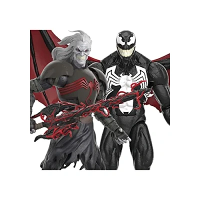 Immagine di Spider Man Hasbro Marvel Legends Series, 60 anniversario, confezione da 2 action figure di Marvel&#039;s Knull e Venom 15 cm, con 5 accessori, multi