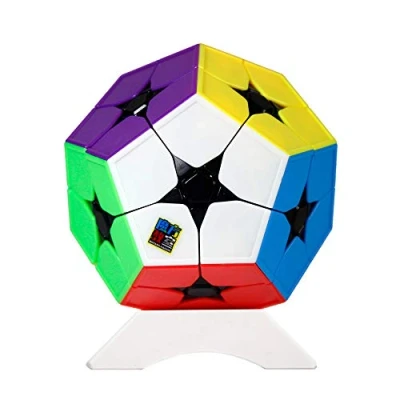 Immagine di FunnyGoo MoYu Cubing Classroom Mofang jiaoshi Meilong 2x2 12 superficie megaminx Dodecahedron Gigaminx Cube, con un supporto cubo