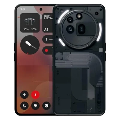 Immagine di Nothing Phone (3a) Pro 256 GB smartphone con fotocamera periscopio da 50 MP, Ultra zoom 60x, ricarica rapida a 50W e 6.77&quot; Display AMOLED flessibile FHD+ Nero