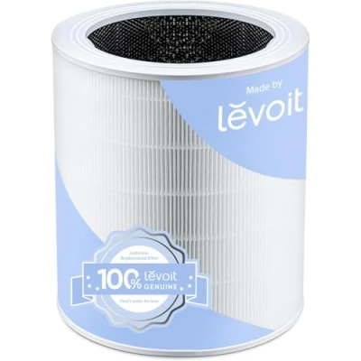 Immagine di LEVOIT Core 600S RF Purificatore d&#039;Aria Filtro di Ricambio 3 in 1, Prefiltro, Carbone Attivo, HEPA per Polline, Polvere, Peli Animali Domestici,