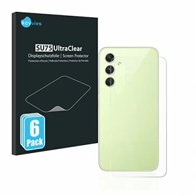 Immagine di savvies (6 Pezzi Pellicola Protettiva per Samsung Galaxy A54 5G (Posteriore) Protezione Schermo Trasparente