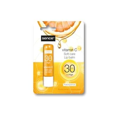 Immagine di Sence Balsamo per labbra vitamina C con LSF30, 2 confezioni (2 pezzi)