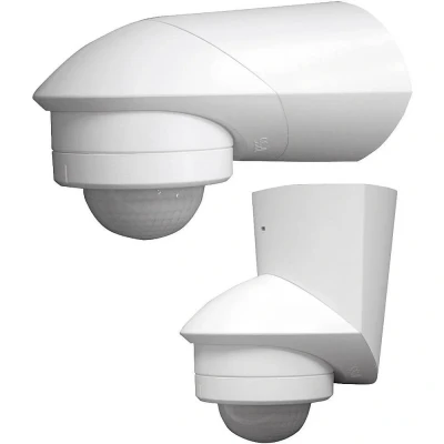 Immagine di Grothe 94531 Da parete Rilevatore di movimento ad infrarossi passivo PIR 240 Relè Bianco IP55