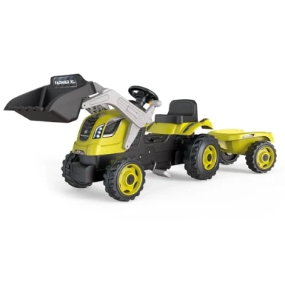 Immagine di Smoby Farmer Max Pedal Tractor + Trailer Shovel Green