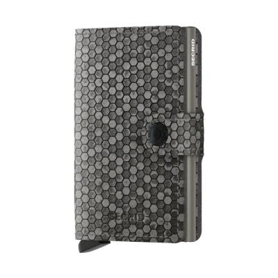 Immagine di Secrid Miniwallet Hexagon Grey Incisione gratuita