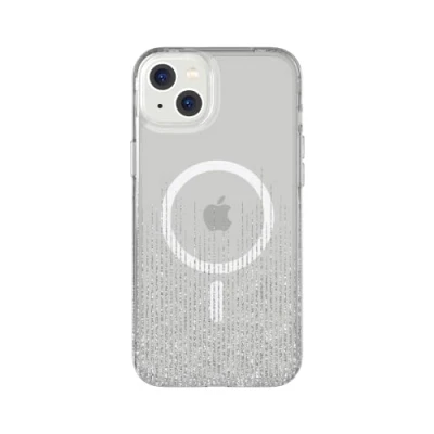 Immagine di tech21 iPhone 14 Plus Evo Sparkle compatibile con MagSafe Custodia per telefono scintillante e resistente ai graffi protezione multi goccia da 3,7 m