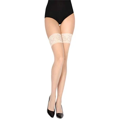 Immagine di Merry Style Calze Autoreggenti a Rete Donna MSSS003 (Avioro, 3/4 (40 44))