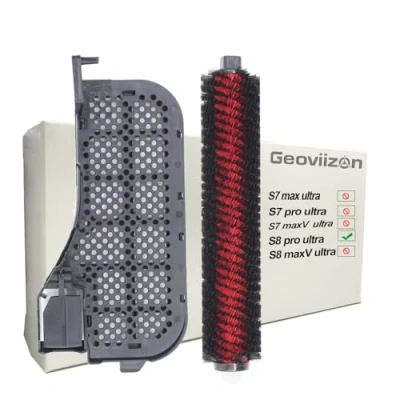 Immagine di Geoviizon Spazzola di Pulizia e Filtro Acqua Ricambio Onyx3 Accessorio Compatibile con Roborock S8 Pro Ultra Automatico Empty Wash Fill Dock (per Ultra)
