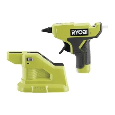Immagine di Ryobi RGLM18 0, Mini Pistola Colla a Caldo, Batteria 18V ONE+ Non Inclusa, per Lavori di Precisione, Compatta e Leggera, Si Scalda in 4 Minuti, Cartucce da 7mm