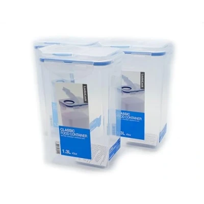 Immagine di 3 x Lock &amp; HPL809F Contenitore multifunzione, 1.3 L