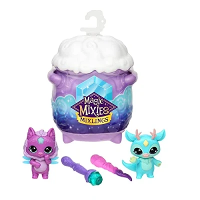 Immagine di Giochi Preziosi Magic Mixlings, Set 2 Personaggi, Personaggi Magici per Bambini, Bambini 4 Anni in Su, a Sorpresa con Trasformazione Unica, Ideali Come Gadget Compleanno