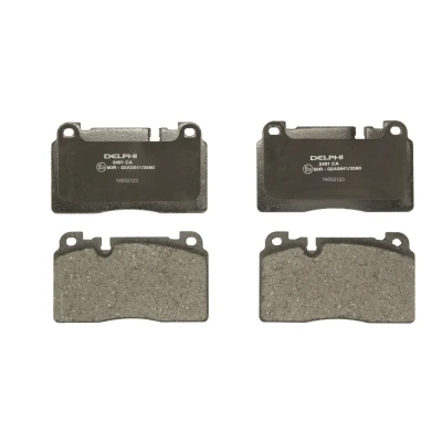 Immagine di DELPHI LP2491 Kit pastiglie freno Predisposto per contatto segnalazione usura con lamierino anticigolío senza accessori AUDI: Q5