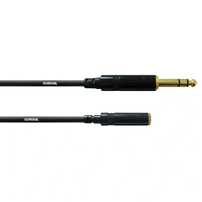 Immagine di Cordial CFM 3 VY Audio Prolunga [1x Spina jack da 6.3 mm 1x Presa 3.5 mm] 3.00 m