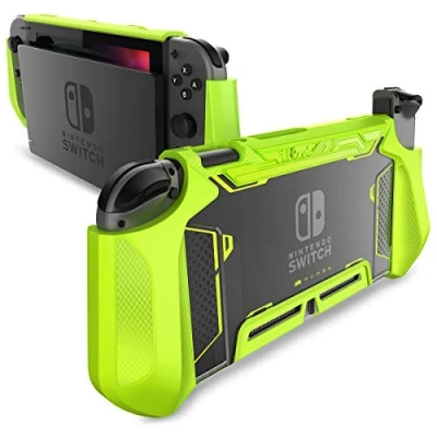 Immagine di Custodia Switch, Mumba Protezione per Switch TPU Dockable Case Cover compatibile con (Verde)
