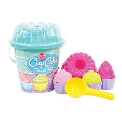 Immagine di Cup Cake Set Secchiello Spiaggia, Assortito