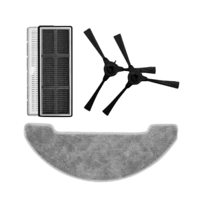 Immagine di Set di accessori originali per robot aspirapolvere Proscenic 850T, filtro Hepa, salviette, spazzola laterale