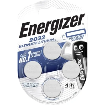 Immagine di Energizer Batteria a bottone CR 2032 3 V 4 pz. 235 mAh Litio Ultimate