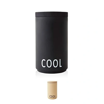 Immagine di Design Letters Refrigeratore per Bottiglie Vino Secchiello Ghiaccio con Effetto di Raffreddamento Termico Glacette Idee Regalo Uomo in acciaio inossidabile, 1 L