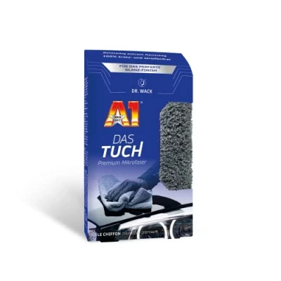 Immagine di Dr. Wack Il panno in microfibra 40 x cm estremamente morbido e assorbente per auto 100% senza pelucchi pulizia antigraffio delicata cura dell&#039;auto di alta qualità