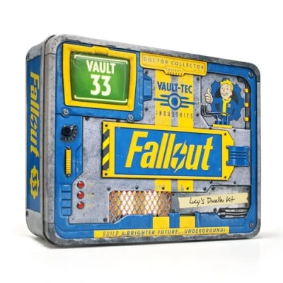 Immagine di Doctor Collector Fallout Lucy&#039;s Dweller Kit, Collectible Set Tin Box, edizione da collezione ufficiale con accessori esclusivi in scatola di metallo, age 14+