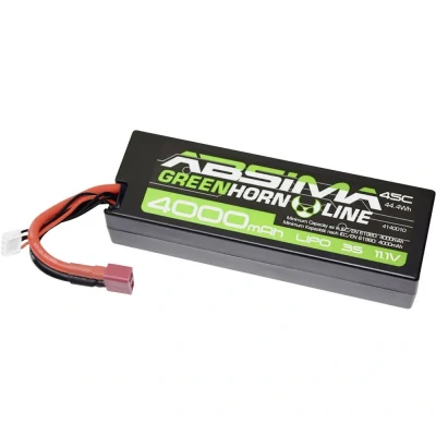 Immagine di Absima Batteria ricaricabile LiPo 11.1 V 4000 mAh Numero di celle: 3 45 C Box Hardcase Sistema a spina T