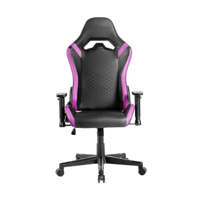 Immagine di Mars Gaming MGC PRO, Sedia Professionale, Finitura Pelle PU, Braccioli 2D e Schienale Reclinabile 135, Cuscini Lombari Cervicali Soft Touch, Ruote XL Molla Gas Classe 4, Viola