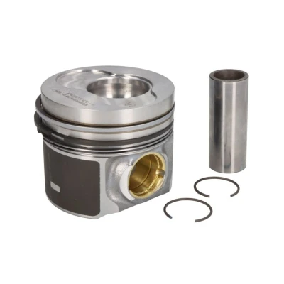 Immagine di NÜRAL 87 421007 10 Pistone 81,5 per cilindro 1, 2 con boccola mozzo spinotto, canale raffreddamento, porta fascia elastica