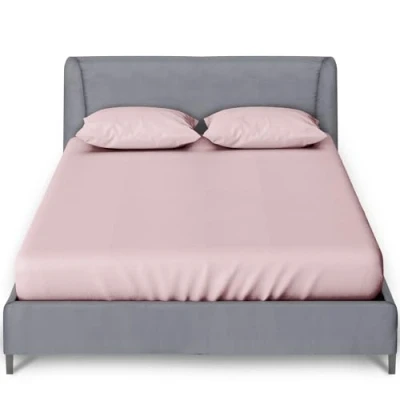 Immagine di GC GAVENO CAVAILIA lenzuolo con angoli per letto singolo, profondità 25 cm, elastici, in policotone 90 x 190 rosa