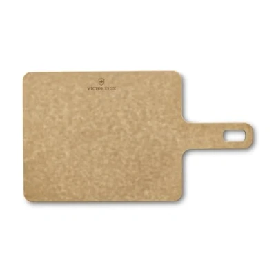 Immagine di Victorinox Tagliere da cucina con manico, Handy Serie, per Servire Carne, Verdure e Formaggio 22.9 x, 19 0.5, Lavabile in lavastoviglie, Marrone