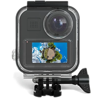 Immagine di FitStill Custodia impermeabile per Gopro Max Action Camera, Subacquea Diving Shell Protettivo 45 M con Touchscreen Staffa Accessori