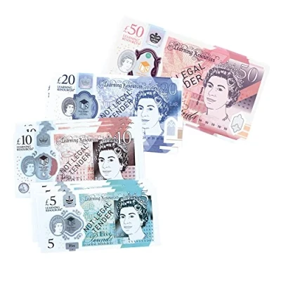 Immagine di Learning Resources Set di soldi britannici (50 banconote)