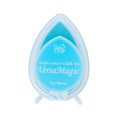 Immagine di Tsukineko VersaMagic Multi Surface Dew Drop Chalk Ink Pad Sea Breeze, Blue, One Size