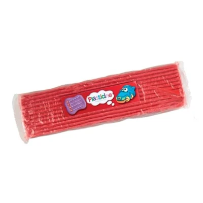 Immagine di Plastilina One Colour Lastra 400g Rosso #19, Modellante Composto per Bambini, Facile da Modellare e Modellare, Realizzare Sculture, Modelli Animazioni Stop Motion