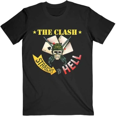 Immagine di Rock Off officially licensed products The Clash Straight To Hell Single Ufficiale Uomo Maglietta Unisex (X Large)