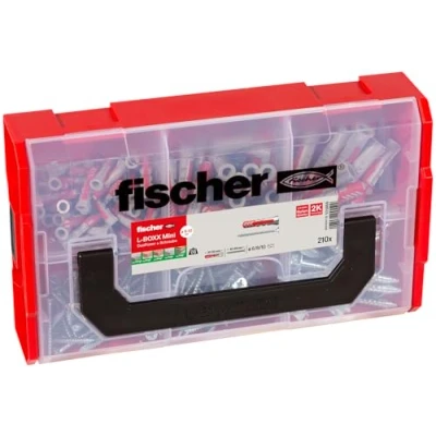 Immagine di Fischer DUOPOWER Assortimento tasselli 535969 210 Parti