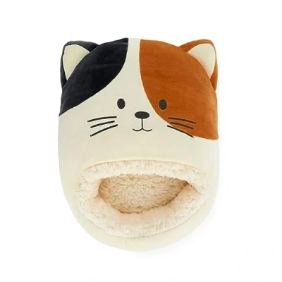 Immagine di Balvi Scaldapiedi Kitty Calico Colore Bianco e Marrone Un Gatto Che Ti Tiene al calduccio Poliestere