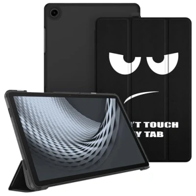 Immagine di FINTIE Custodia per Samsung Galaxy Tab A9+ 11 Pollici 2023, Sottile Leggero Case Posteriore Opaca Traslucida Cover con Auto Sveglia/Sonno A9 Plus (SM X210/X216/X218), Don&#039;t Touch