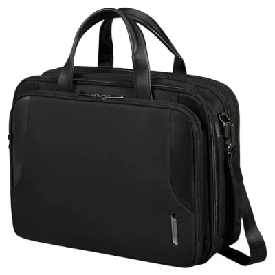 Immagine di Samsonite XBR 2.0 Valigetta da 15.6 pollici espandibile a 3 scomparti, 40.5 cm, 20/28 L, nera (black)