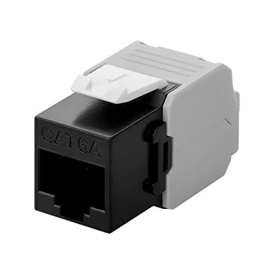 Immagine di Goobay Keystone Modul RJ45 CAT 6A, UTP Adattatore ISDN