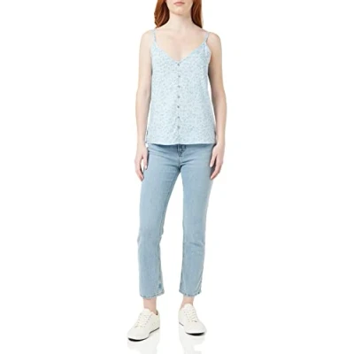 Immagine di ONLY Onlastrid Singlet Top Chambray blue lone, Donna, Taglia: 34, lone